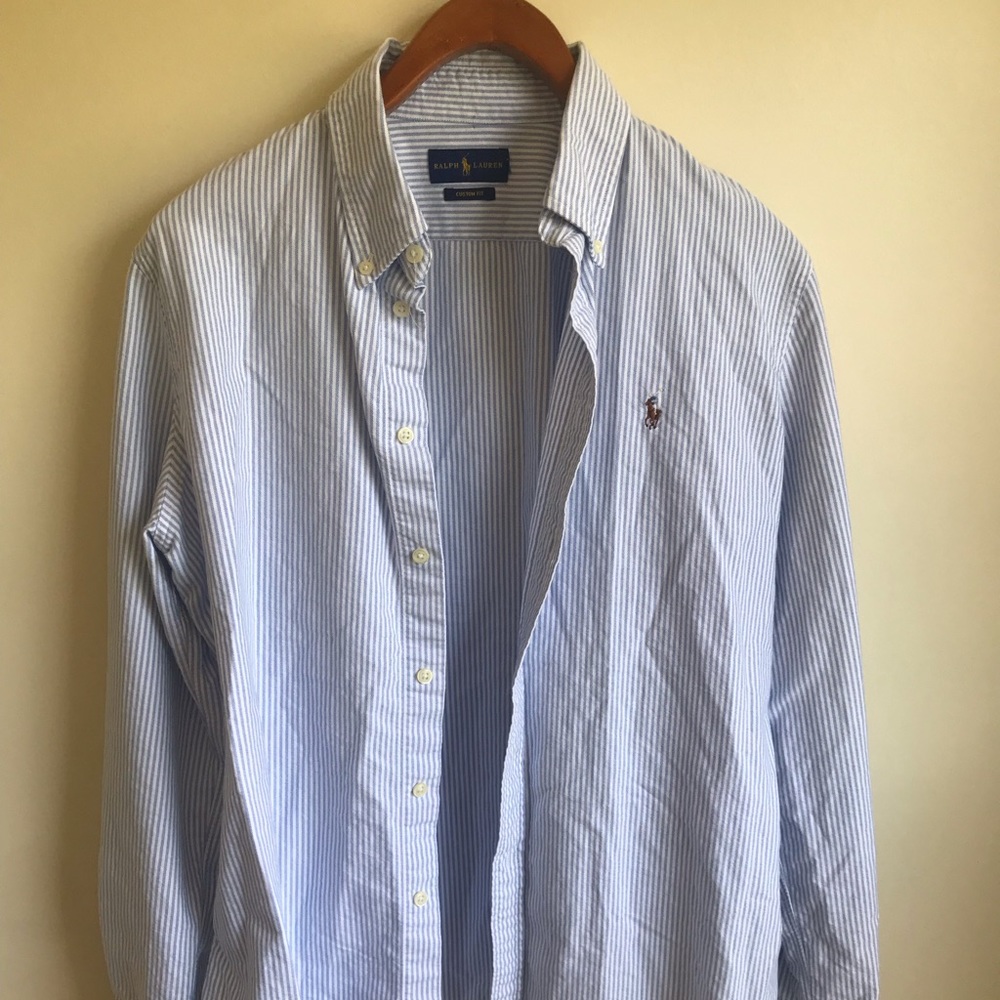 Ralph Lauren oxford button up dress shirt XL